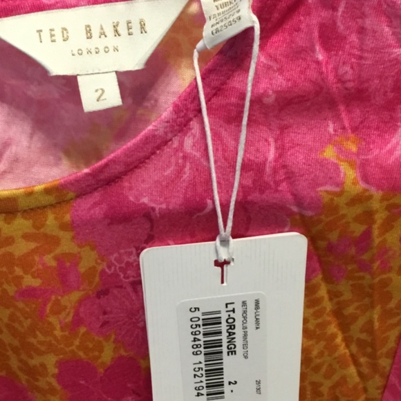 Ted Baker Metropolis Printed Top - Picture 2 of 3